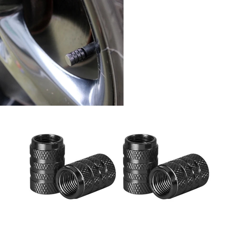 For Automobiles Motorcycles Trucks Bikes Aluminum Alloy Car Wheel Tire Valve Caps Tyre Rim Stem Covers Airdust Waterproof