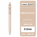 uniball ZENTO Standard 0.38/0.5mm Gel Pens,Water-Based Smooth Writing Roller Ball Pens Fit for a variety of occasions Stationery