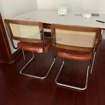 Kitchen Office Outdoor Dining Chairs Modern Luxury Salon Relax Cesca Chair Restaurant INS Sillas Para Comedor Furniture WK50DC