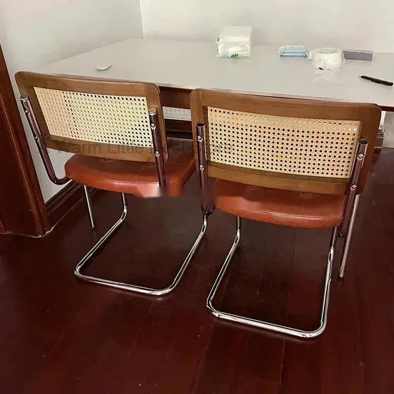 Kitchen Office Outdoor Dining Chairs Modern Luxury Salon Relax Cesca Chair Restaurant INS Sillas Para Comedor Furniture WK50DC