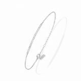 Pulsera de plata de ley S925 para mujer, diseño deslizante, diamantes dorados, accesorios de moda, personalidad, regalo de Navidad para novia. 