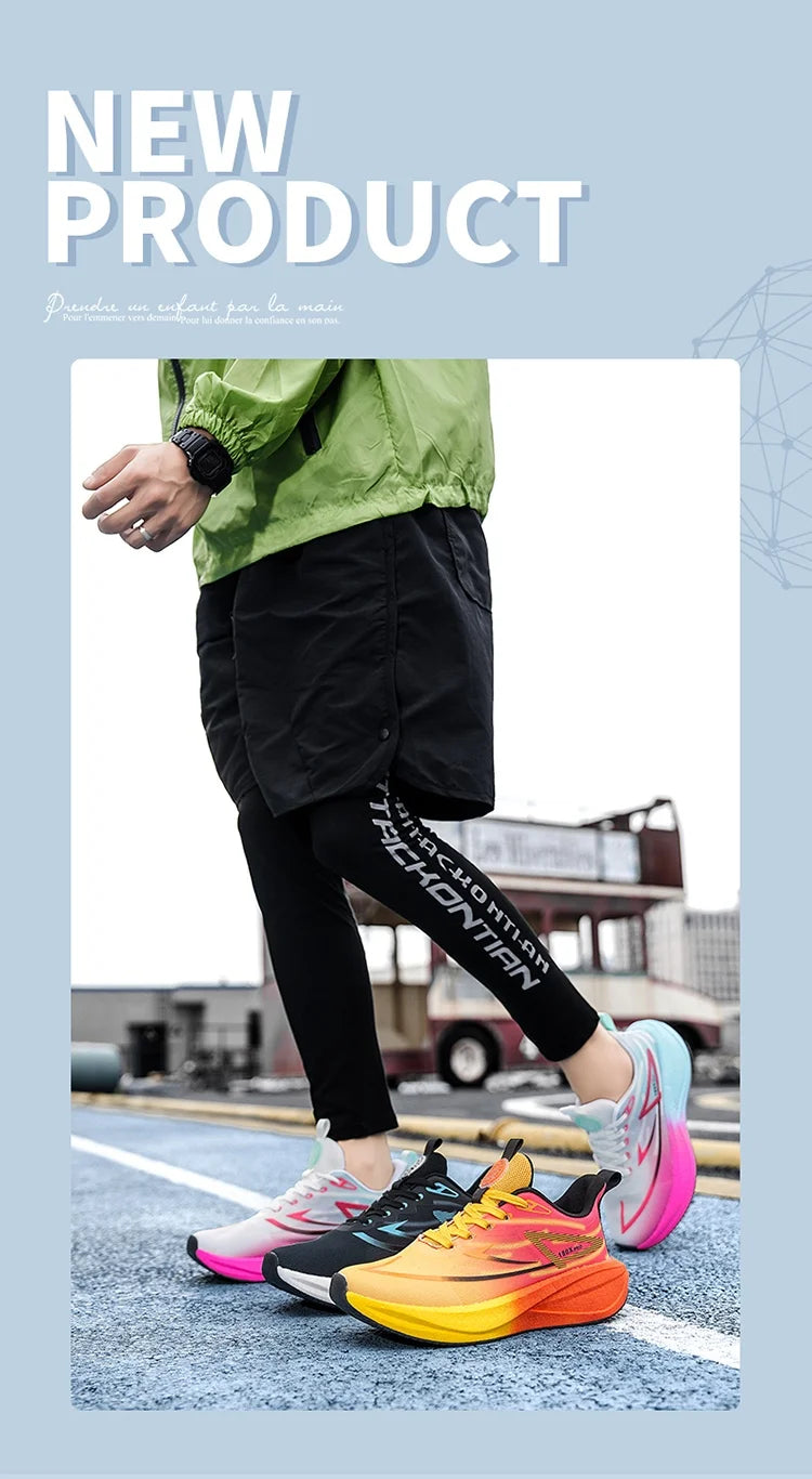 2025 new men's and women's running shoes breathable casual sports shoes non-slip cushioning comfortable tennis shoes men 36-45