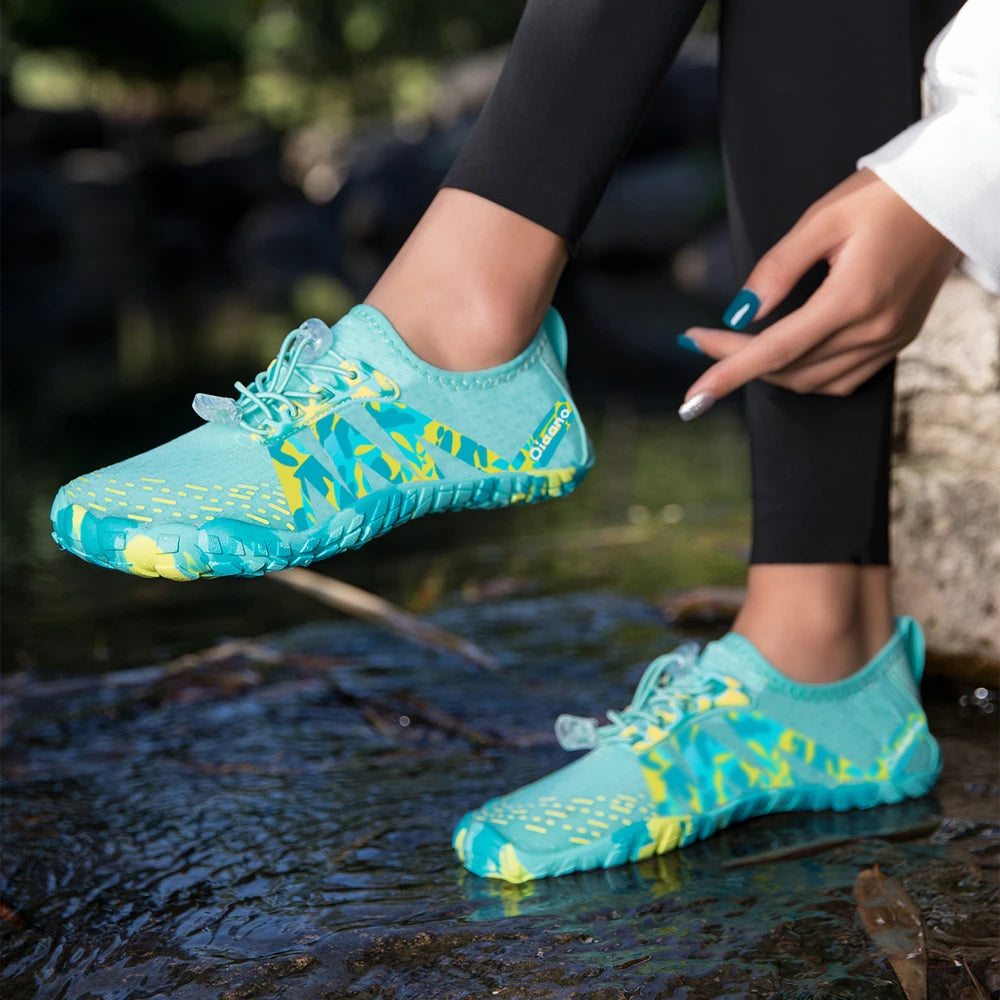 Oiaano Unisex Men Women Shoes Anti-Non Slip Durable Black Water Barefoot Soft Sole Light Breathable Sport Outdoor Walk Running