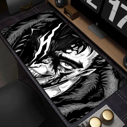 Anime Berserk Mousepad Big Deskmat With Lockrand Office Pc Computer Accessories Mouse Pad Gaming Prime Gaming XXL Keyboard Mat