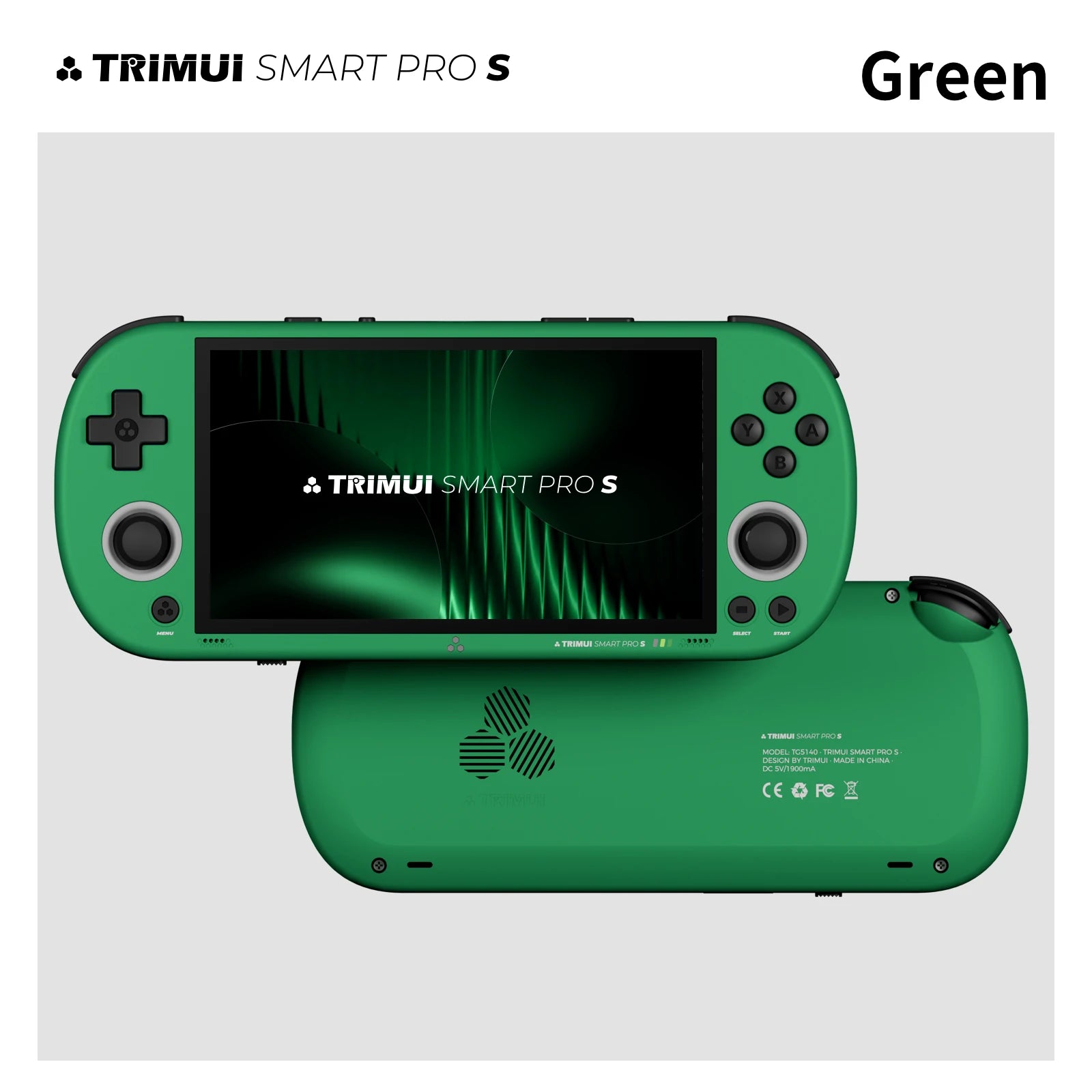 TRIMUI SMART PRO S Handheld Game Console 4.96''IPS Screen Allwinner A523 Processor Hall Joystick RGB Lighting TG5050 Game Player