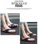 Men's Summer 2025 Trendy Flip Flops Beachwear Slippers Anti-slip Deodorant Casual Shoes Plastic Slip-On Sandals for Adults