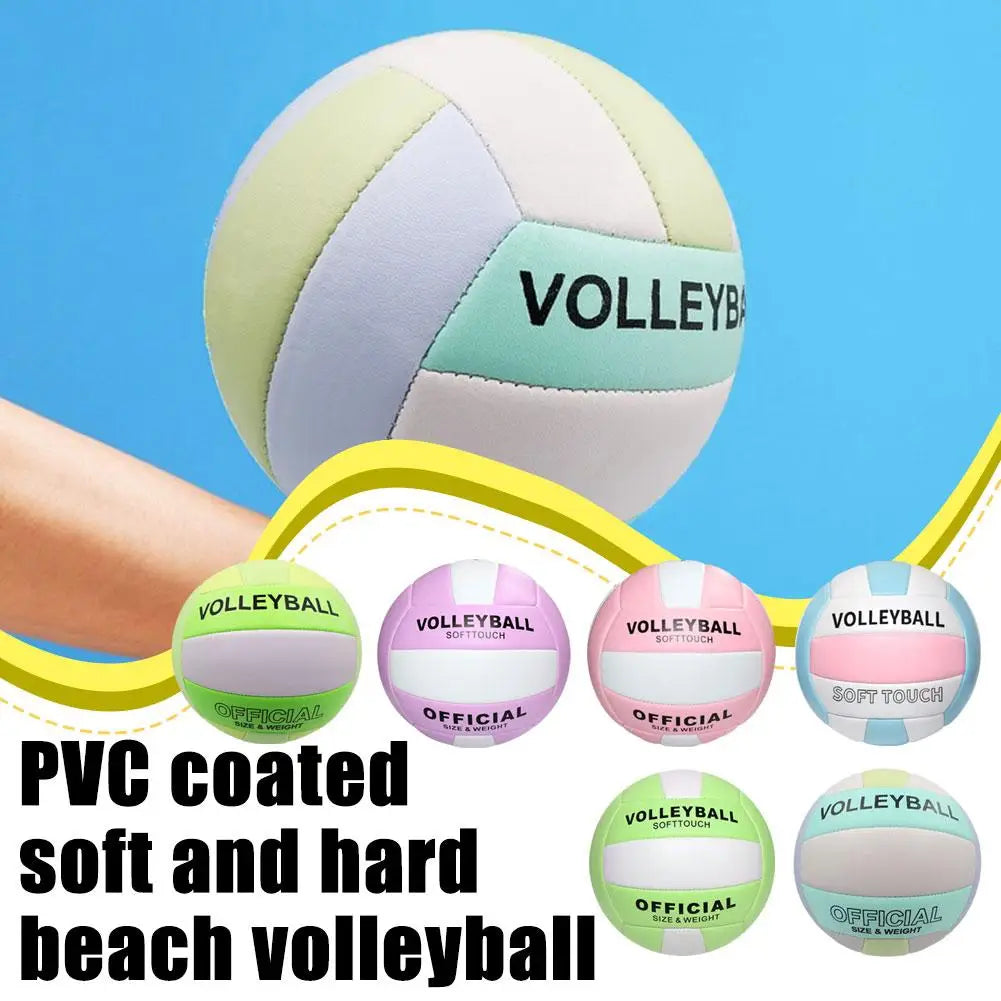 Official Size 5 Volleyball, Soft Indoor Outdoor Volleyball For Game Gym Training Beach Play, Volleyballs For Beginner, Teenager