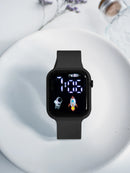 New Student Smart Watch Men's and Women's Astronaut Rocket Touch Screen Sports Electronic Watch Children's Festival Gift