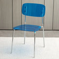 Modern Simple Household Transparent Dining Chair Backrest Single Person Leisure Net Red Table Plastic Chair Makeup Chairs  стул