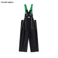 Boys Hip Hop Loose Overalls Girls K-pop Cargo Pants Kids Dungaree Joggers Children Jumpsuit Street Dance Romper Teen Streetwear