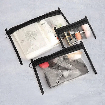 PVC Transparent Makeup Bag Women Cosmetic Bags Toiletry Wash Bag Travel Cosmetic Organizer Kids Coin Purse Coin Pouch Card Bag