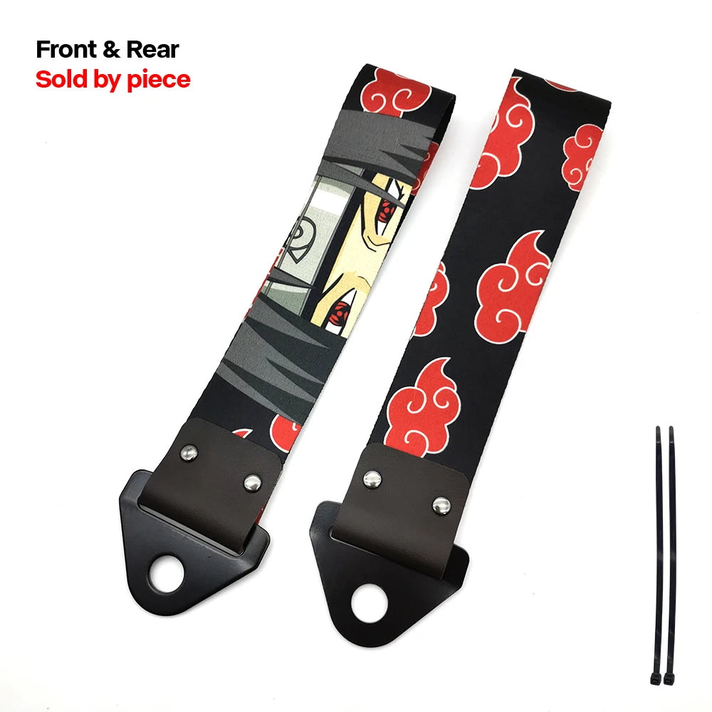 JDM Racing Culture Car Pendant Tow Strap Belt Tow Rope Ribbon Trailer Rope Bumper Towing Strap FOR NOS HKS Initial D Accessories