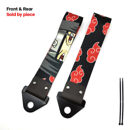 JDM Racing Culture Car Pendant Tow Strap Belt Tow Rope Ribbon Trailer Rope Bumper Towing Strap FOR NOS HKS Initial D Accessories