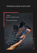 Men Work Safety Shoes Anti-puncture Working Sneakers Male Indestructible Work Shoes Men Boots Lightweight Men Shoes Safety Boots