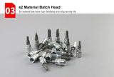 46Pcs Multi-Purpose Tool Kit Set - Comprehensive Hand Tools Kit with Wrench Socket and Precision Screwdriver - Portable Amagi