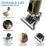 T9 LCD Electric Hair Trimmer Oil Shaving Head Electric Clipper Engraving Electric Clipper Hair Precision Trimmer for Men Care