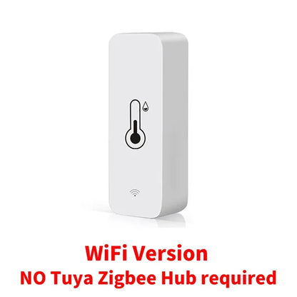 Tuya WiFi Smart Temperature Humidity Sensor Indoor Hygrometer Monitoring Controller Work with Smart Speaker Alexa Google Home 