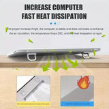 2-Pack Laptop Stand Set with Keyboard Riser & Elevator | Mini Portable  Laptop Supports for Desk