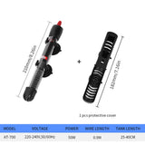 AC220-240V, 50HZ AT700 Fish Tank Thermostat Automatic Constant Temperature Heating Rod 25w 50w 100w 200w 300w Glass Heating Rod