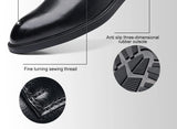 3/6/8 CM Elevator Shoes Men Dress Shoes Black Soft Leather Men Heightening Formal Shoes Casual Business Men Oxfords Suit Shoes