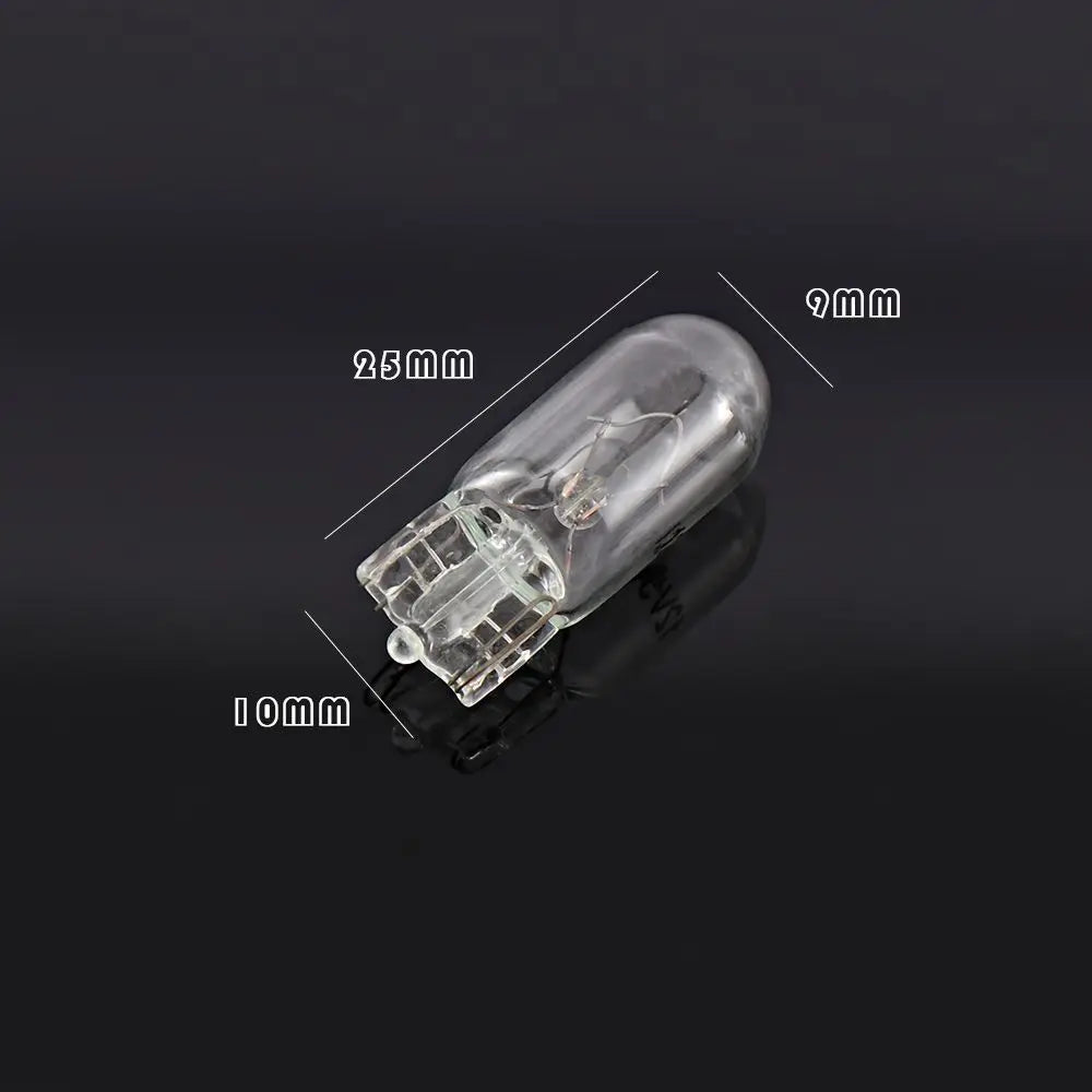 10pcs/set 5W T10 W5W 194 168 Width Lamp License Plate Lights Signal Light Halogen Bulbs