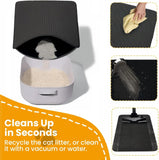 Cat Litter Mat Double Layer Pet Non-Slip Large Cat Litter Box Filter Mat Wear-Resistant Waterproof Anti-Slip Cat Litter Mat