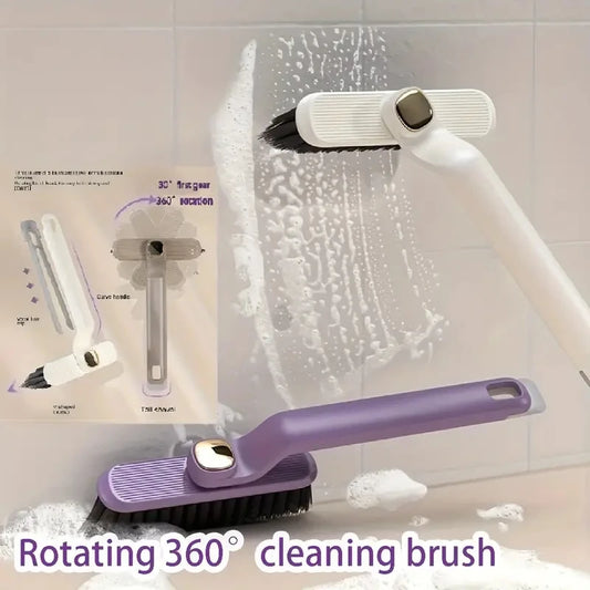 Cepillo multiusos para limpiar huecos de baldosas de baño, cepillos giratorios para grietas con cerdas resistentes y sin rebabas, suministros de limpieza
