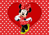 Disney Cartoon Theme Photography Background, Mickey, Minnie Mouse, Baby Shower, Happy Birthday, Gender Reveal, Banner for Children, 1Set 