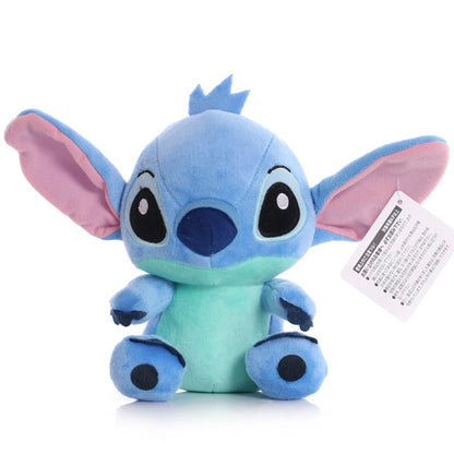 Disney Cartoon Blue Pink Stitch Plush Dolls Anime Toys Lilo and Stitch 20CM Stich Plush Stuffed Toys Christmas Gifts for Kids