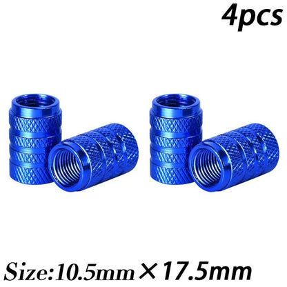 Alumínio Alloy Car Wheel Tire Valve Caps, pneu Rim Stem Covers, impermeável, automóveis, motocicletas, caminhões, bicicletas, Airdust