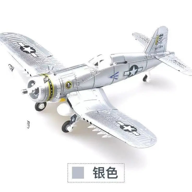 1/48 Scale WWII AirForce P-40 Tomahawk Military Flying Tigers P51 MUSTANG F4U BF109 Fighter Model Collection DIY Puzzle Toys