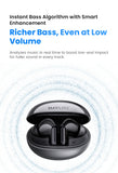 HAYLOU Flowbuds N55 Wireless Earbuds 54dB Adaptive ANC Bluetooth 6.0 LDAC Hi-Res Audio 6-Mic HD Call Earphones 40H Playback IPX5