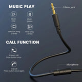 Oneodio Studio HIFI 3.5/6.35mm Wired Headphones Professional Monitor Headphones Over Ear Hi-Res DJ Headset With Mic For Guitar