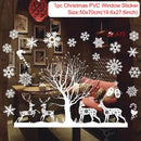 Natal Janela Adesivos para Crianças Quarto, Decalques De Parede, Feliz Natal Decorações Para Casa, Ano Novo