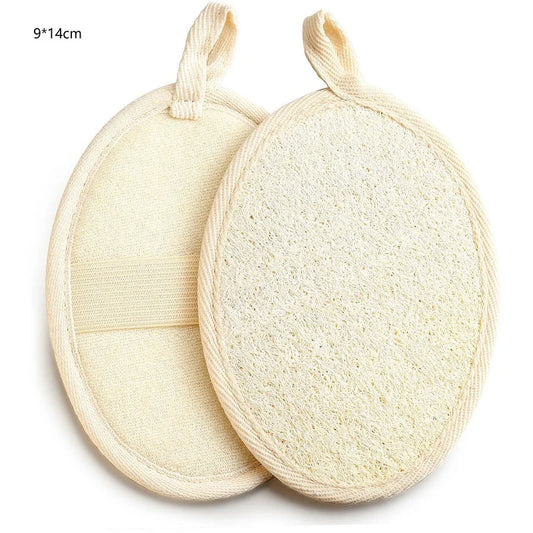 Natural Loofah Bath Scrub Sheet Scrubbing Sheet Bath Towel Body Scrubbing Exfoliation Soft Loofah Bath Brush Bathroom Supplies