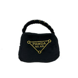 Black Luxury Designer Dog Toys Pet Birthday Gifts Puppy Chewing Accessory Handbag Bone Puppy Squeaky Toys