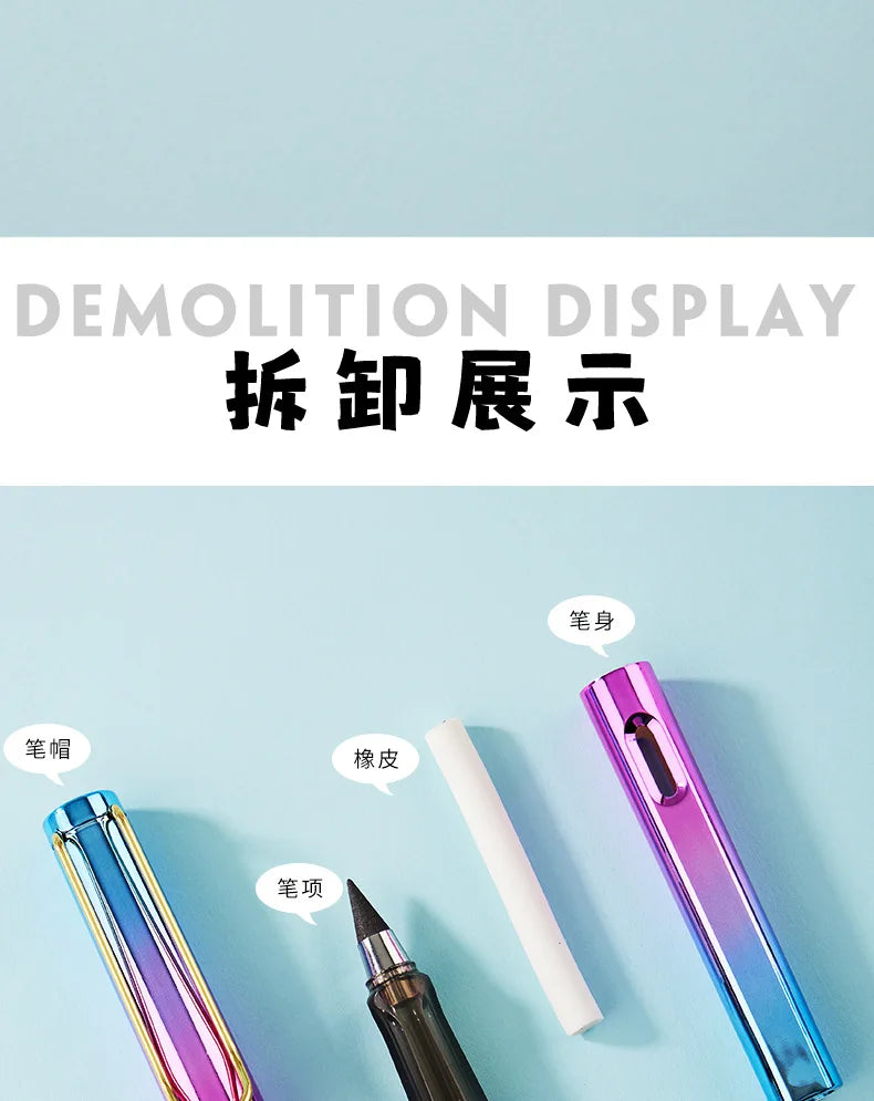 Unlimited Writing Pencil Infinity Pencils Eternity No Sharpening without Ink Kawaii Unlimited Pen Art Supplies School Stationery