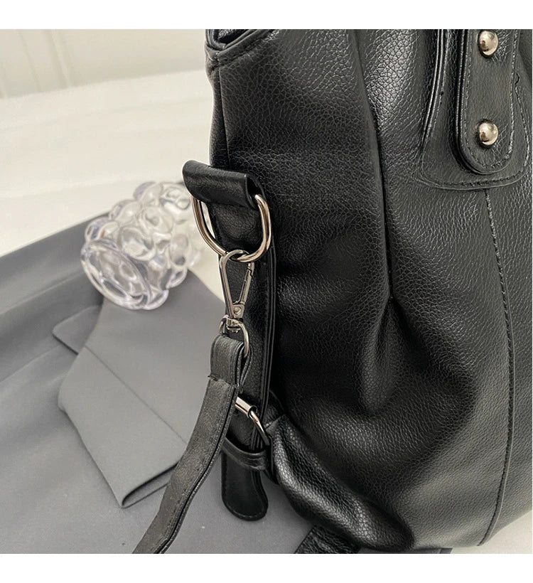 Soft Interior Compartment Shoulder Bags 2026 High Quality Contrasting Colors Bags for Women Fashion Zipper Pu Women's Handbags