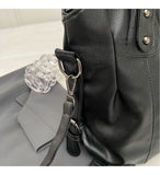 Soft Interior Compartment Shoulder Bags 2026 High Quality Contrasting Colors Bags for Women Fashion Zipper Pu Women's Handbags