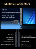 VCHANCE 15.6'' 4K OLED Portable Monitor Touchscreen 16:10 100%DCI-P3 Office Display for Mini PC Laptop Phone XBox Switch Macbook