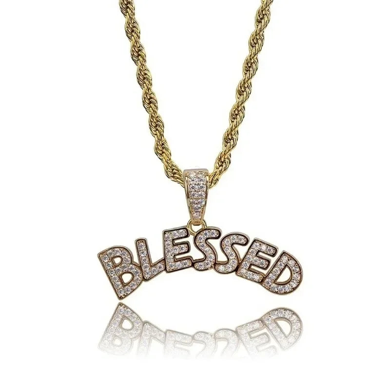 Collar con colgante de circón con incrustaciones de rifle de asalto punk M416 para hombre, estilo hip hop rock, joyería moderna, regalo para niño 
