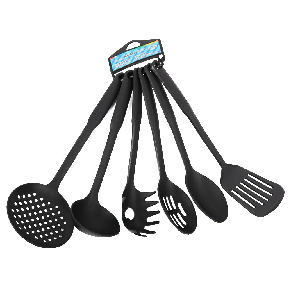 Kitchen 6pcs  Cooking Utensil Set for Nonstick Cookware Kitchen Utensil Set with Plastic Handles