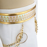 Girls' special occasion costumes Demon Hunter Rumi Girls Hip Hop Set Halloween Role Playing Dress Up Carnival Costume + Necklace