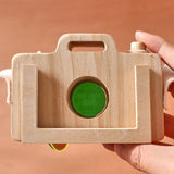 1Pc Wooden Baby Montessori Toys Fashion Camera Pendant Toys for Kids Outdoor Toys Gift Children Wooden Presents Kids Gifts