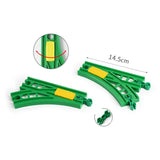 Wooden Train Track Toys Railway Rails Accessories Fit Thomas Train Road Connector Bridge Wood Railway Children Boy Christmas Gift