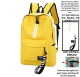 Fashion trend backpack backpack for men and women junior high school high school student bag large capacity korean version of th