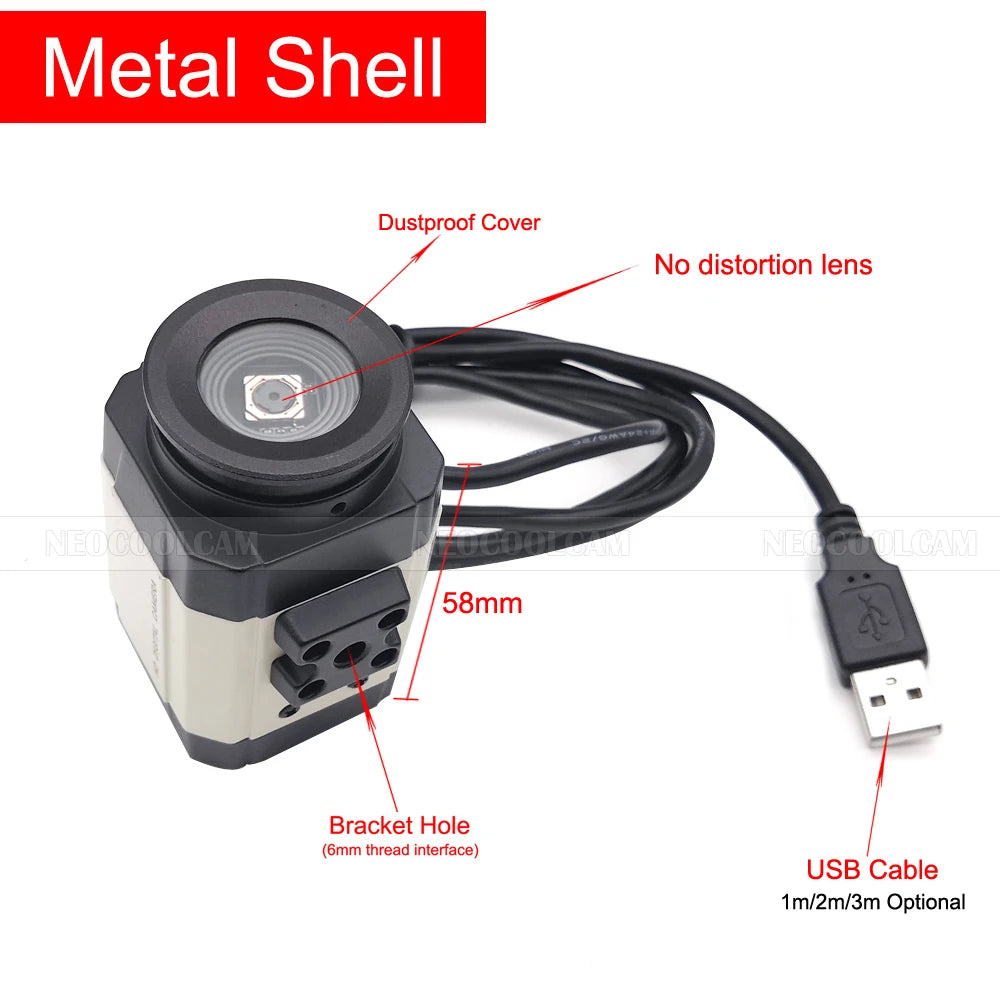 NEOCoolcam HD 4K Autofocus USB Webcam 3264 x 2448 MJPEG UVC 8MP IMX179 Video Live PC Camera for Meeting Document Scanning