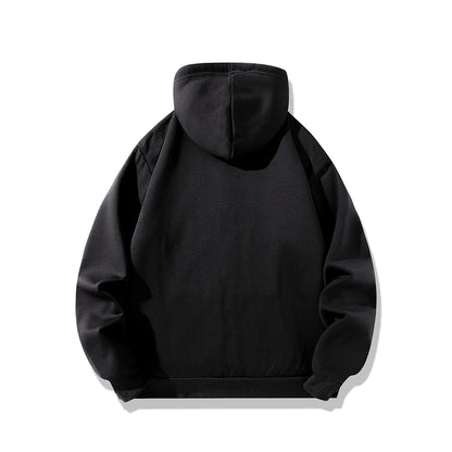 Men's Winter Lambswool Jackets Plus Size Zipper Hoodies Winter Warm Coats Long Sleeved Jacket Casual Coat Tops Clothing