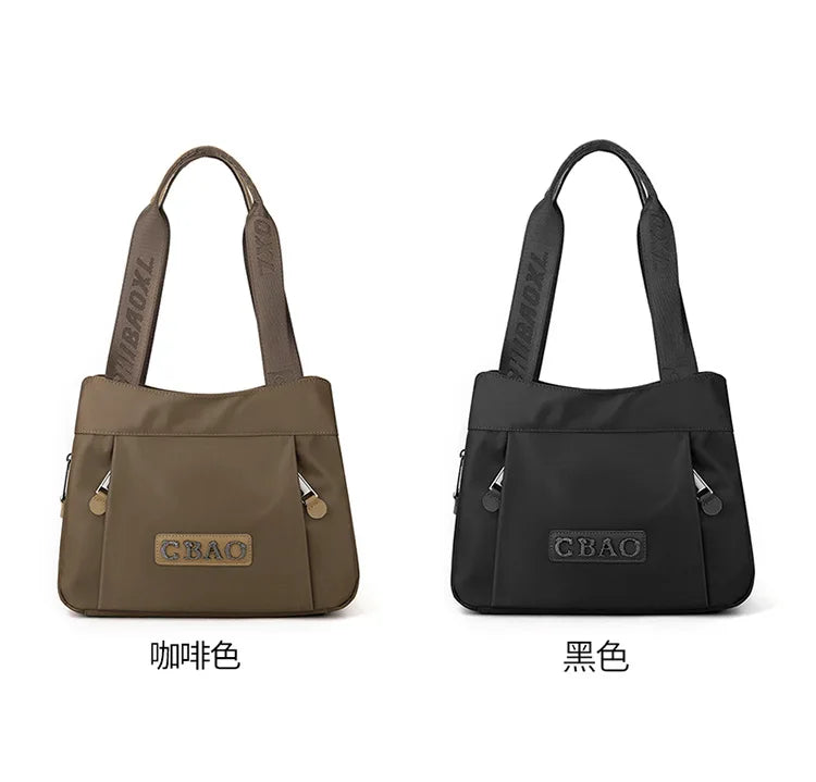 New Women's Bag Luxury Designer Oxford Cloth Handbag Women Shoulder Bag High Quality Fashion Solid Color Female Bags