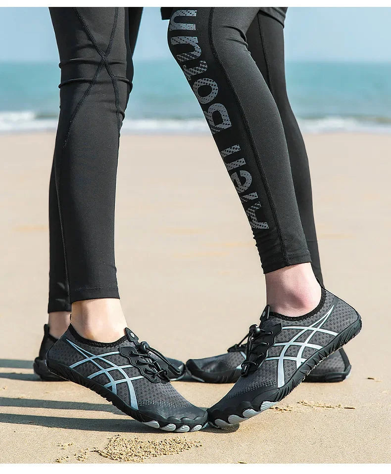 New Men's Hiking Sport Shoes Deep Squat Fitness Shoes Fishing Swimming Wading Shoes Surfing Diving Beach Five-Finger Shoes